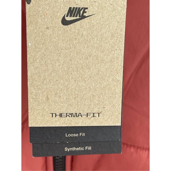 Nike Jacket Puffer Therma Repel Women's Size XXL Pink Reversible Loose Fit‎ New - Picture 13 of 13
